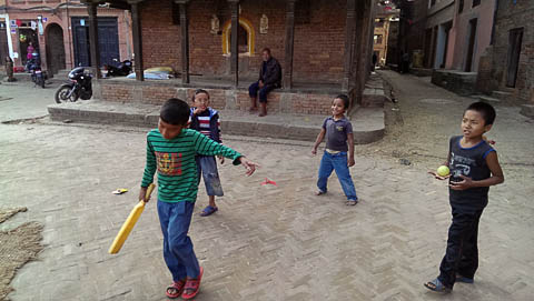 A dispute over cricket in Bhaktapur