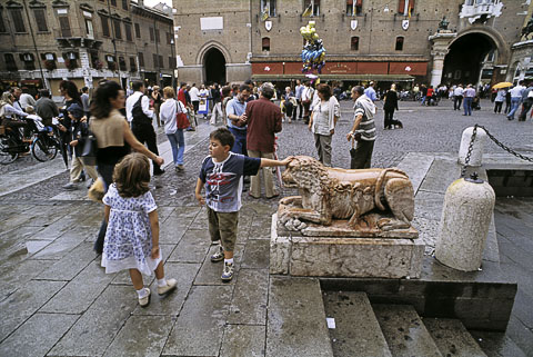 Piazza Trento e Trieste, Ferrara, Italy