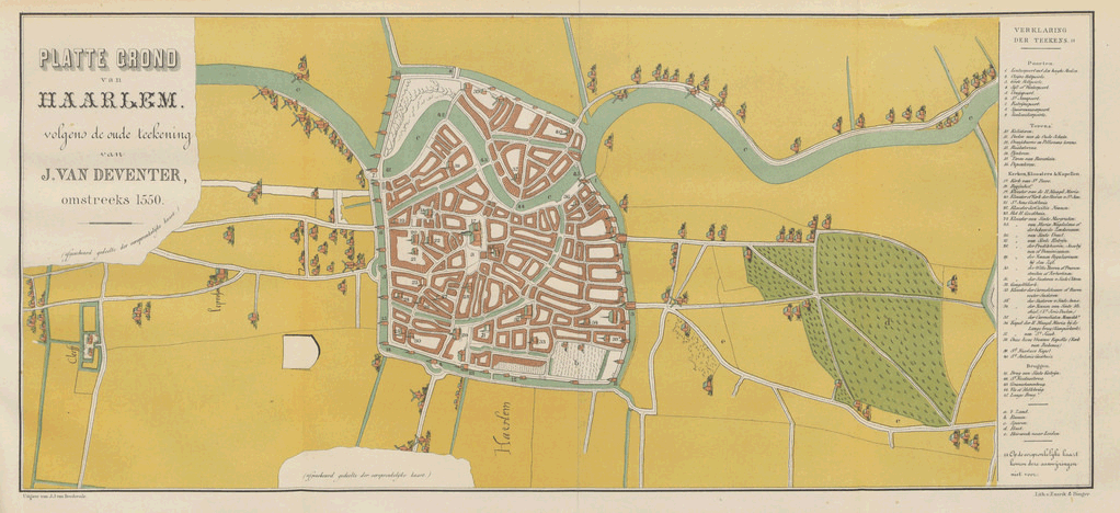 Haarlem in 1550