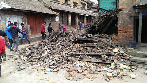 After the Earthquake, Bhaktapur, Nepal