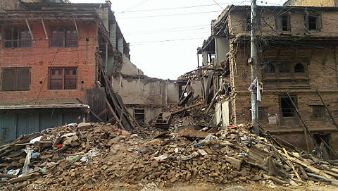 After the Earthquake, Bhaktapur, Nepal