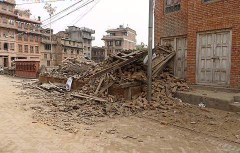 After the Earthquake, Bhaktapur, Nepal