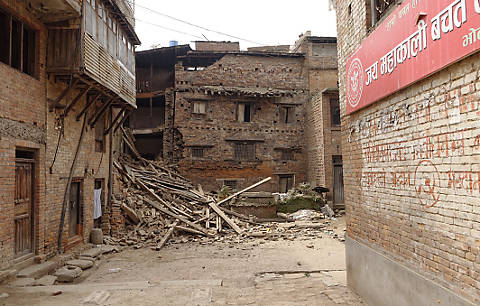 After the Earthquake, Bhaktapur, Nepal