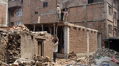 Rebuilding Bhaktapur, Nepal