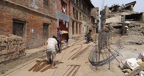 Rebuilding Bhaktapur, Nepal