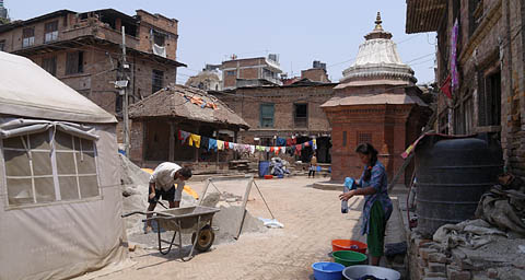 Rebuilding Bhaktapur, Nepal