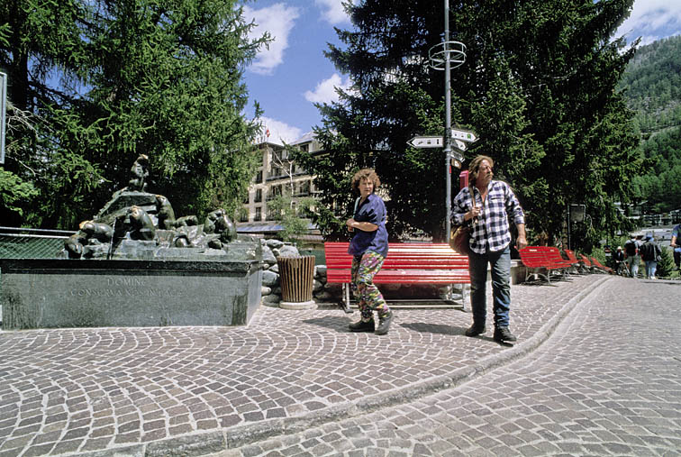 Zermatt, Switzerland: Excellent amenities for pedestrians